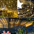 thumbnail image 2 of Estbridge Halloween/Christmas Net Lights Outdoor  6.6FT x 6.6FT 144 LED Fairy String Light with 8 Lighting Modes  Connectable Light for Garden Tree Bushes  Holiday Wedding Party Decoratio, 2 of 6