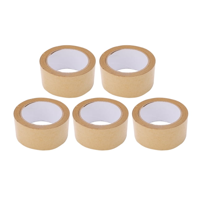 Kraft Paper Tape, Toughness 5PCS Gummed Packing Tape Degradable High Stickiness For Package