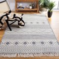 thumbnail image 1 of SAFAVIEH Natura Skyler Stripe Diamond Tassel Area Rug, 1 of 7