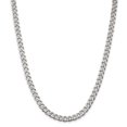 thumbnail image 1 of Sterling Silver 7mm Curb Chain (Weight: 54.28 Grams, Length: 30 Inches), 1 of 4