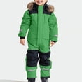 thumbnail image 2 of KIHOUT Kids Girls Boys Colorful Siamese Snowsuits Ski Suits Jackets Winter Jumpsuits, 2 of 6
