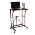 thumbnail image 3 of Origami Folding Computer Desk for Office, Students & Gaming, Vintage Bronze, 3 of 9