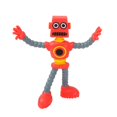 thumbnail image 1 of 5 Pack Red-Creative Wire Robot Twisted and Deformed Changeable Villain Doll Fun Anti-Stress Tricky Children's Fidget Toy Gift, 1 of 7