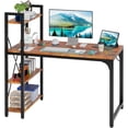 thumbnail image 1 of BestOffice Grande Table de Bureau à Tiroirs pour Ordinateur à 48 Tablettes, Vintage, 1 of 2