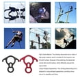 thumbnail image 2 of Transemion Climbing Descender Ring Equipment Rappelling Device Mountaineering Accessory Black, 2 of 6