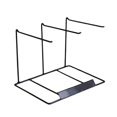 thumbnail image 2 of Milaget Countertop Jewelry Organizer Stand Standing Modern Iron Rack Holder Hanging 3 Rows Black, 2 of 4