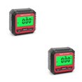 thumbnail image 2 of Shengyu 1/2/3 Level Box Protractor 490° Levels Gauge Bevel Gauges with Magnetic Base Electronic Angle Protractors Measuring Tools Red/Type 1 2PCS, 2 of 6
