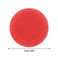 thumbnail image 3 of Chmadoxn 2PC Car Originality Water Mat Fashion Solid Color Heat Insulation Mat Honeycomb Car Mat Car Mat coasters coasters, 3 of 5