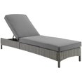thumbnail image 1 of Crosley Bradenton Wicker Patio Chaise Lounge in Gray, 1 of 8