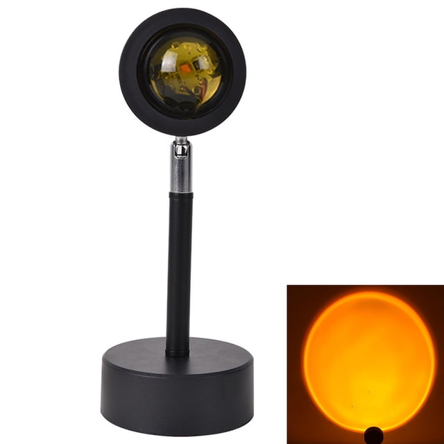 yingyy Lampe de Projection LED 5W Projecteur USB Projecteur LED Lumière Lumière Réglable Accessoire de Photographie Lampe d'Ambiance, Coucher de Soleil