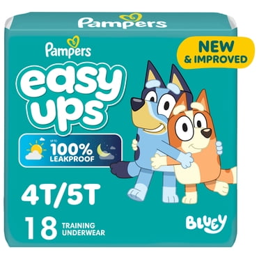 Sous-vêtements d’entraînement Easy Ups, taille 6 4T/5T, garçons