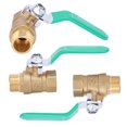thumbnail image 3 of Ball Valve, Practical Ball Shut Off Valve, Corrosion-Resistance For Indoor Gas Piping System Cold/Hot Water Piping System, 3 of 8