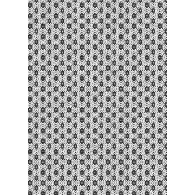 Ahgly Tapis Rectangulaire Lavable en Machine Intérieur Transitionnel Gris Carbone, 2 Pieds x 5 Pieds