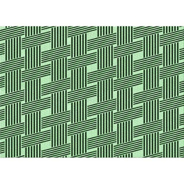 Ahgly Company Machine Washable Indoor Rectangle Transitional Dark Forest Green Area Rugs, 2' x 4'
