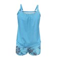 thumbnail image 4 of Japceit Bikinis for Womens Printing Two Piece Big Yards Conservative Swimsuit Beachwear Set, 4 of 7