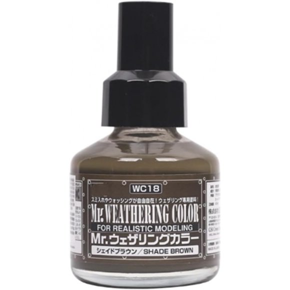 Panel Wash Liner Fluid for Model Kits, Military Scenes, Weathering Effect - Easy Flow & Quick Drying Enamel Paint (40ml) WC18
