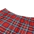 thumbnail image 4 of Christmas Family Matching Pyjamas Sets Reindeer Pattern Long Sleeve Tops+Plaid Pants Sleepwear Loungewear, 4 of 6