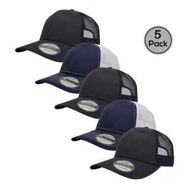 Blank Activewear, Pack of 5 Snapback Trucker Hats