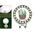 thumbnail image 5 of pitrice Zinc Alloy Golf Ball Markers Training Aids Hat Clip Anti-rust Putt Sign F, 5 of 5