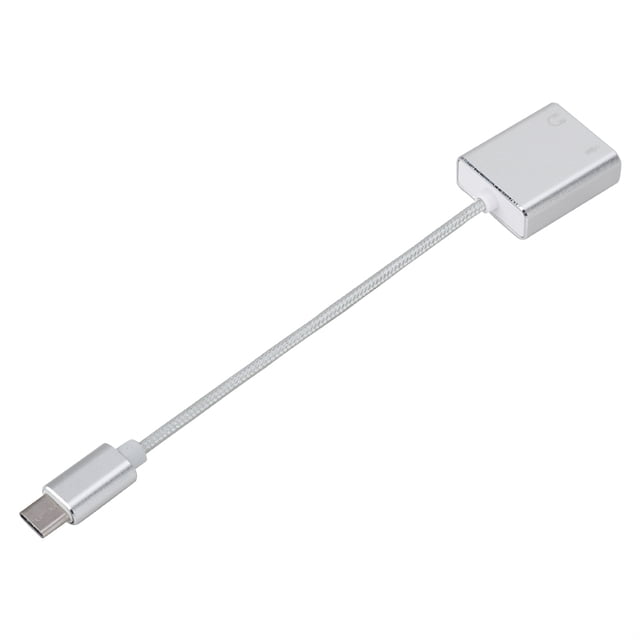 Super homeCA External Aluminum Alloy Type-C Stereo Sound Card With 3.5mm Interface