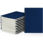 Yahenda 18 Pcs Spiral Notebook Bulk A5 Journal Lined 8.3'' x 5.5'' Writing Composition Paper Small Notepad Subject Notebook for Students Office Business Back to School S