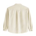 thumbnail image 3 of Printemps Automne Cual Chemises Couleur Unie Manches Longues Tops Bouton Chemises pour Parti, 3 of 4