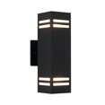 thumbnail image 1 of Artika Strike Modern Outdoor Wall Light, Black, 1 of 8
