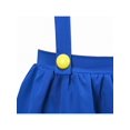 thumbnail image 4 of Robe Fille Bleue à Bretelles Plissée Mini Taille Haute Fête d'Halloween 7-8 Ans, 4 of 5