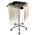 thumbnail image 3 of Yinanstore Chariot de Plateau de Salon de Coiffure Polyvalent à Roulettes pour Coiffeur, Hauteur Réglable, Outil de Coiffure Mobile, Chariot Utilitaire de Salon de Rangement, Non, 3 of 8
