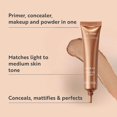 thumbnail image 2 of M. Asam Magic Finish Make-up Mousse Sample - 4in1 Primer Foundation Concealer & Powder with buildable coverage adapts to light & medium skin tones leaves skin looking flawless 0.33 Fl Oz, 2 of 3