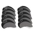 thumbnail image 2 of 10 Pieces Golf Club Neoprene Iron Head Cover Transparent Window Set, 2 of 5