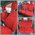 thumbnail image 2 of For 2020-2024 Ford Explorer Base FH Group Neoprene Custom Fit Car Seat Covers Water Resistant - Full Set Solid Red, 2 of 11