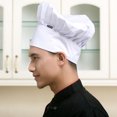 thumbnail image 1 of Dvkptbk Cap Fashion Baker Chef Catering Elastic Kitchen Cook Hat Men Cap Home & Garden, 1 of 3