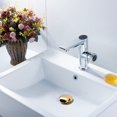 thumbnail image 2 of Pop-Up Bathroom Sink Drain with Overflow Brushed Gold, 2 of 8