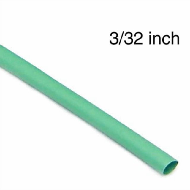 PLF100-3/32-GRN-4 - TUBING HST 3/32INX4FT SW GRN 2:1 600V 125C