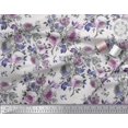 thumbnail image 3 of Soimoi Polyester Crepe Fabric Leaves & Rose Flower Print Fabric by Yard 52 Inch Wide, 3 of 3