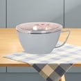 thumbnail image 1 of Chmadoxn Kitchen Storage & Organization, Straw Small Size Rice Bowl Soup Bowl Household Tableware Students Scald Bowl Soaking Bowl Stainless steel Anti Scald Noodle Bowl, 1 of 6