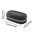 thumbnail image 3 of TIELUTT Soap with Lid Soap Double Soap Travel Portable Drain Storage Dormitory Soap Rack Towel Racks for Bathroom Bath Towels Set Bathroom Organizers And Storage Towel Rack Wall Mounted Bathroom Decor, 3 of 8