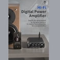 thumbnail image 3 of 50wx2 Stereo Amplifier, Clear Sound Usb Aux Input Channel Stereo Hifi Amplifier For Mp3 WAV WMA APE FLAC, 3 of 7
