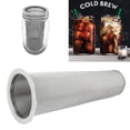 thumbnail image 4 of Filtre pour Café Infusé à Froid, Filtre en Acier Inoxydable 304 pour Café Thé Infuseur Passoire à Café Pot de Mise en Conserve Mason Filtre à Café en Maille, 4 of 8