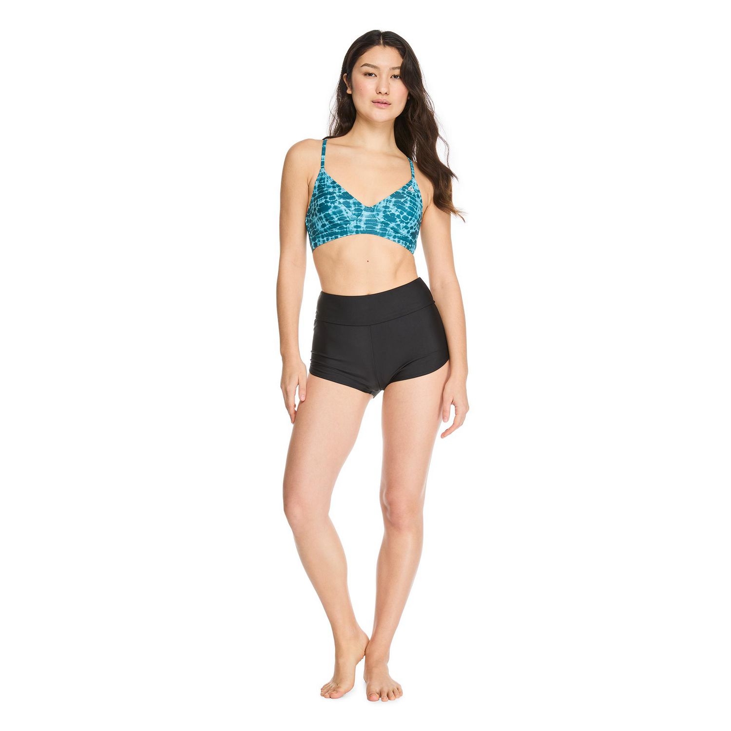 Reebok Women's Plunge-Neck Bikini Top