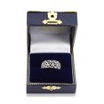 thumbnail image 4 of Ladies Pave Set Filigree Diamond Ring 14k White Gold 0.10ct, 4 of 4