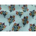 thumbnail image 4 of oneOone Viscose Jersey Fabric Leaves & Floral Block Printed Craft Fabric BTY 60 Inch Wide, 4 of 4