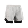 thumbnail image 3 of Lixada Men's 2-in-1 Running Shorts Quick Drying Breathable Active Training Exercise Jogging Cycling Shorts with Longer Liner Light Grey-XXL, 3 of 7