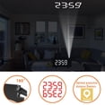 thumbnail image 3 of mmirethe Alarm Clock Radio Projection Dual Alarm LED Desktop FM Radio White Light, 3 of 9