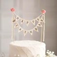 thumbnail image 3 of Happy Birthday Cake Toppers Flags Bunting Banners Party Decor Cake Toppers B0V0, 3 of 9
