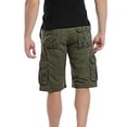 thumbnail image 5 of DPTALR Men's Casual Pure Color Outdoors Pocket Beach Work Trouser Cargo Shorts Pant, 5 of 5