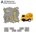 thumbnail image 4 of Educational Puzzle Railway Car Playset Electric Track Themed Assembly Christmas Toys, 4 of 8