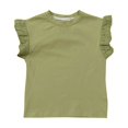 thumbnail image 1 of Birdeem Shirts for Girls Children Solid Color Loose Girl Ruffle Sleeve Round-Neck Blouses Western Style Top, 1 of 1
