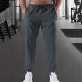 thumbnail image 2 of Dagugfen Pantalon Homme Taille Élastique Jambe Fuselée Ajusté Été Léger Décontracté Course Athlétique, 2 of 5